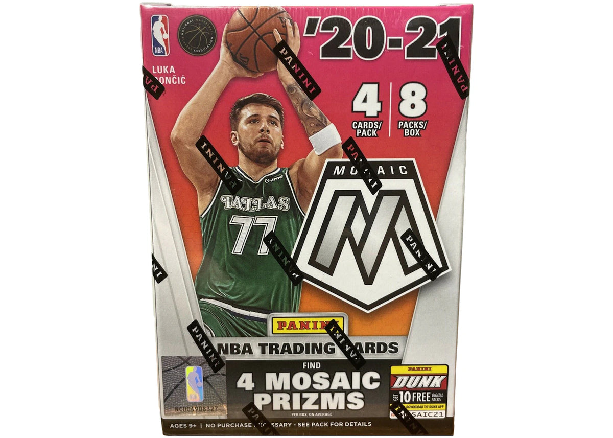 2020-21 Panini Mosaic Basketball Blaster Box - vue 360