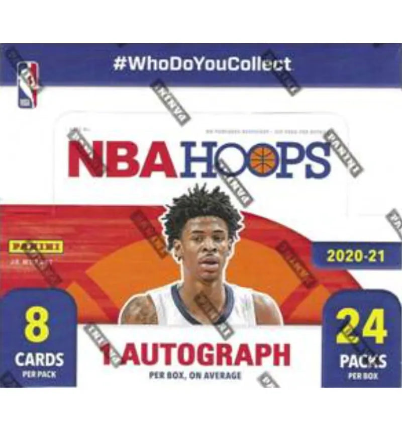 2020-21 Panini NBA Hoops Basketball Retail Box - vue 360