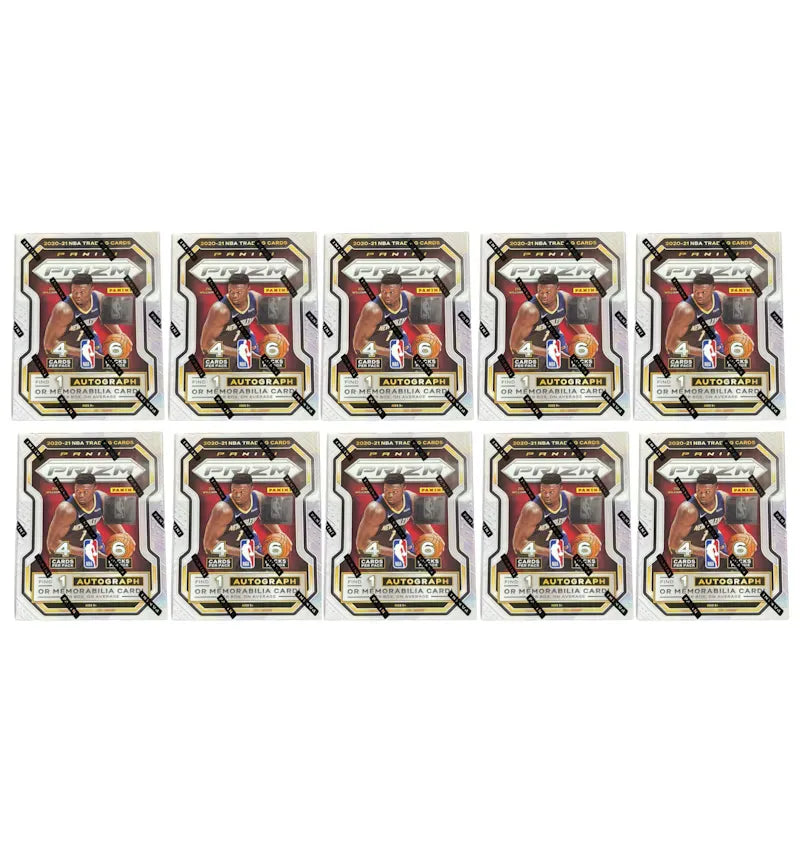 2020-21 Panini Prizm Basketball Blaster Box 10x Lot - vue 360