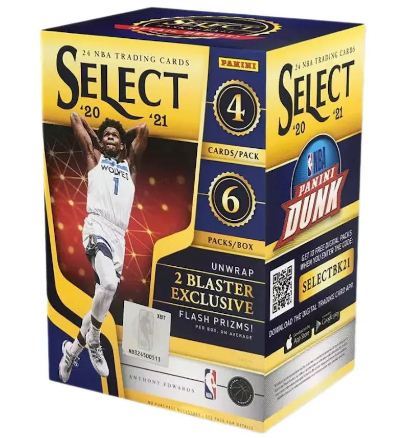 2020-21 Panini Select Basketball Blaster Box (Flash Prizms) - vue 360