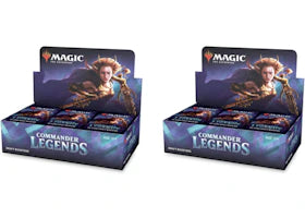 2020 Magic: The Gathering TCG Commander Legends Draft Booster Box 2x Lot - vue 360