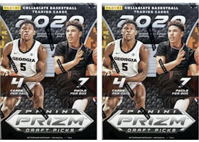 2020 Panini Prizm Draft Picks Basketball Blaster Box 28 ct. 2x Lot - vue 360