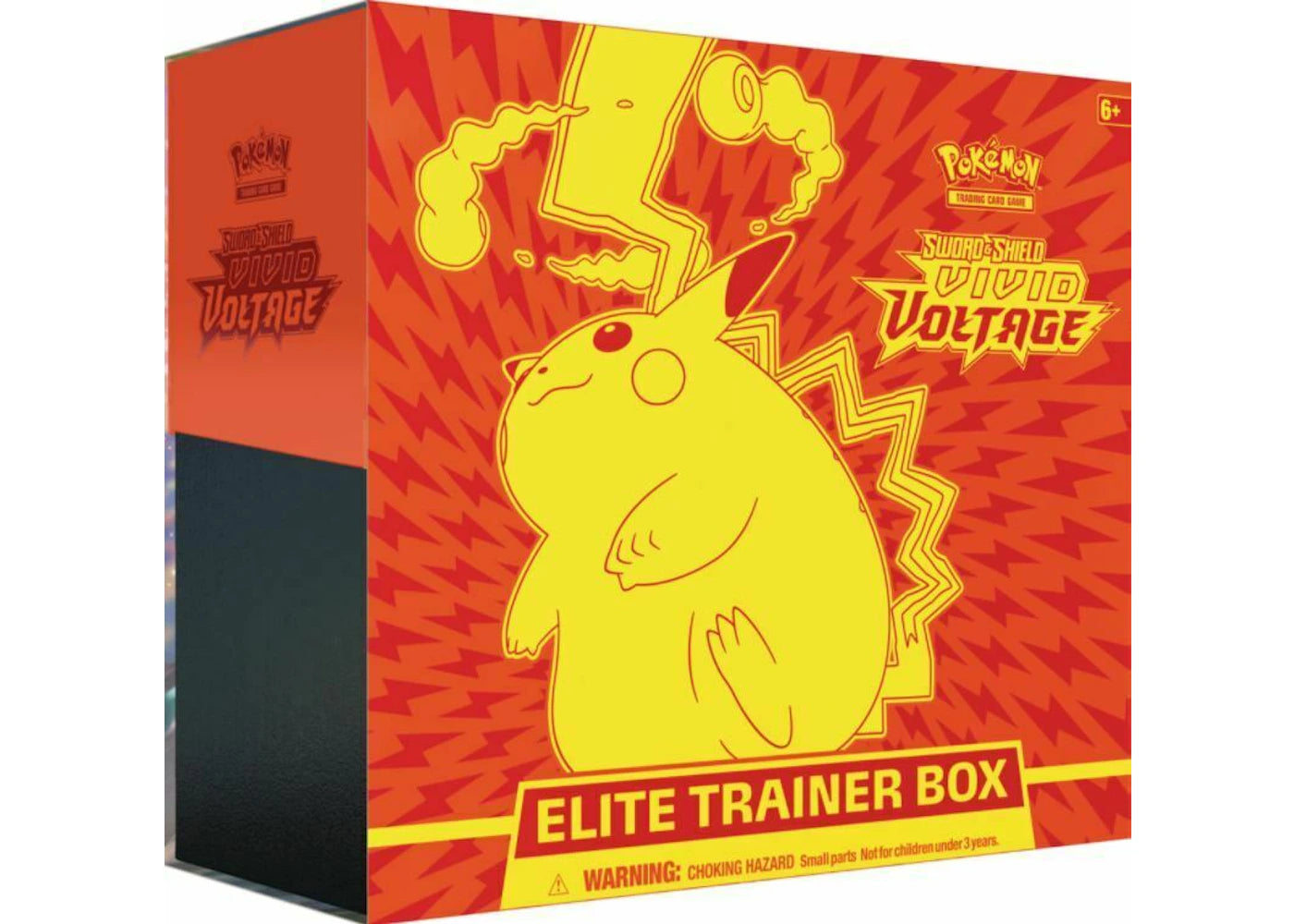 2020 Pokemon TCG Sword & Shield Vivid Voltage Elite Trainer Box - vue secondaire A