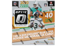 2020 Panini Donruss Optic Football Mega Box (Blue Hyper Parallels) - vue 360