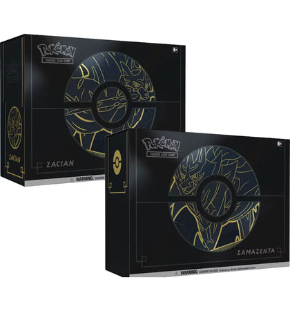 2020 Pokemon TCG Sword & Shield Elite Trainer Box Plus Zacian and Zamazenta 2x Bundle - authentic Pokemon sneakers
