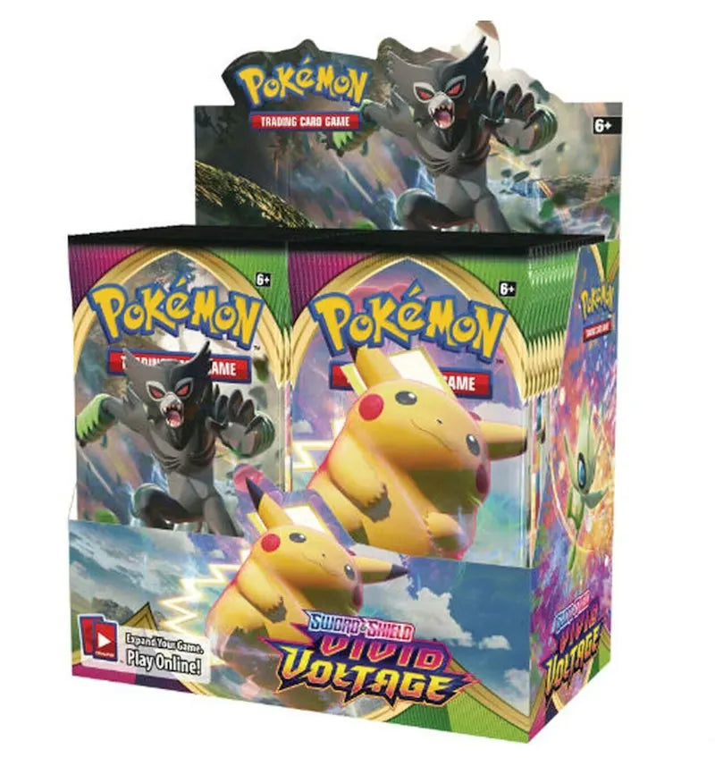 2020 Pokemon TCG Sword & Shield Vivid Voltage Booster Box - vue 360