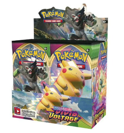 2020 Pokemon TCG Sword & Shield Vivid Voltage Booster Box - authentic Pokemon product