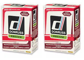 2021-22 Panini Donruss Soccer Blaster Box 2x Lot - authentic Panini product