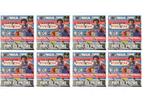 2021-22 Panini Prizm Basketball Mega Box (Pink Ice Prizms) 8x Lot - vue 360