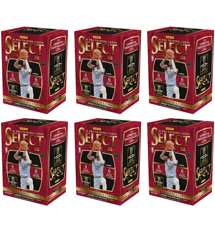 2021-22 Panini Select Basketball Fanatics Exclusive Blaster Box (Green Ice Prizms) 6x Lot - authentic Panini product