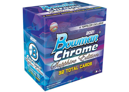 2021 Bowman Chrome Sapphire Edition Baseball Box - authentic Bowman product