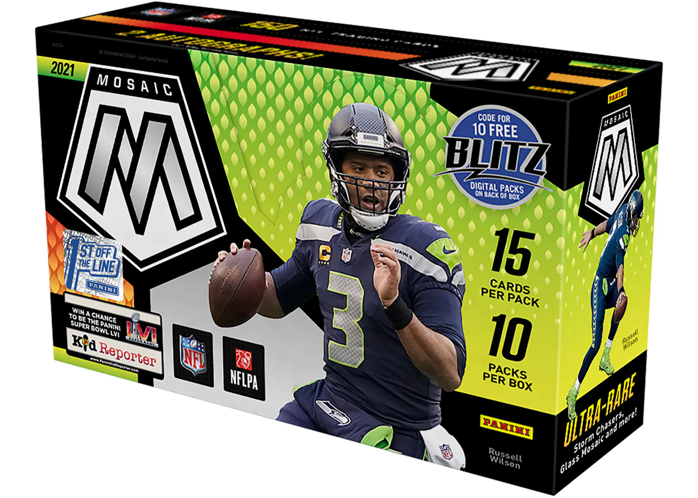 2021 Panini Mosaic Football 1st Off The Line Box - vue secondaire A