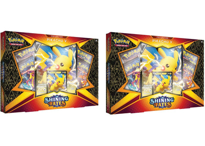 Pokémon TCG Shining Fates Pikachu V Collection Box 2x Lot - product view 2