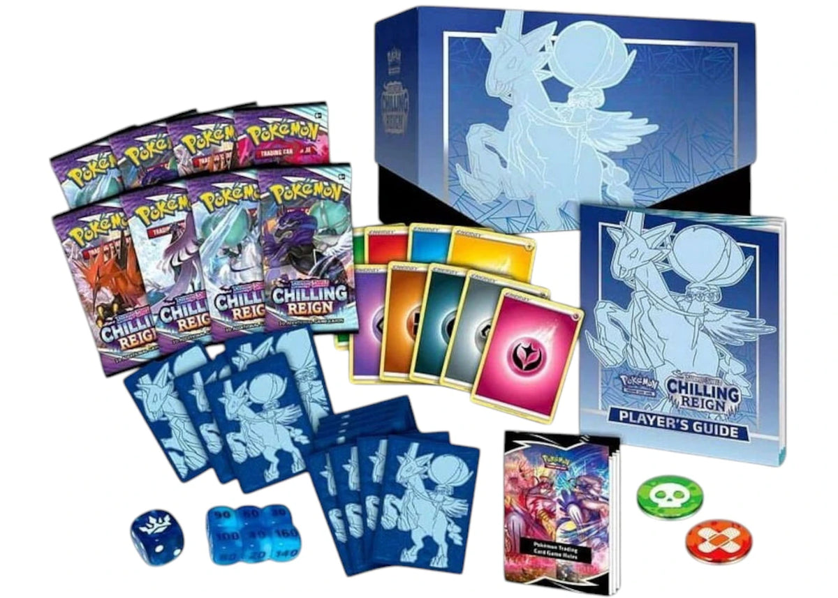 Pokémon TCG Sword & Shield Chilling Reign Elite Trainer Box (Ice Rider Calyrex) 2x Lot - vue secondaire B