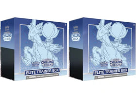 Pokémon TCG Sword & Shield Chilling Reign Elite Trainer Box (Ice Rider Calyrex) 2x Lot
