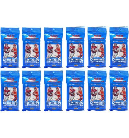 2021 Panini Contenders Draft Picks Collegiate Football Fat Pack 12x Lot - authentic Panini product