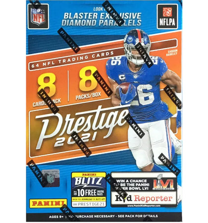 2021 Panini Prestige Football Blaster Box - authentic Panini product