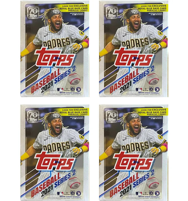 2021 Topps Series 2 Baseball Blaster Box 4x Lot - vue 360