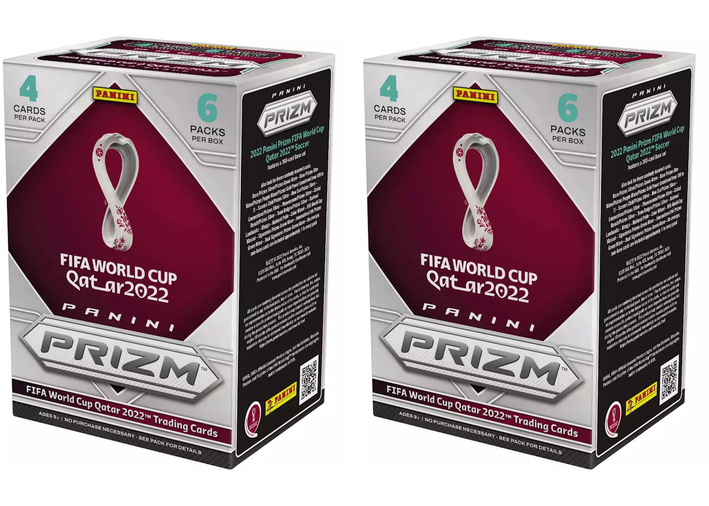 2022 Panini Prizm FIFA World Cup Qatar Soccer Blaster Box 2x Lot - vue 360