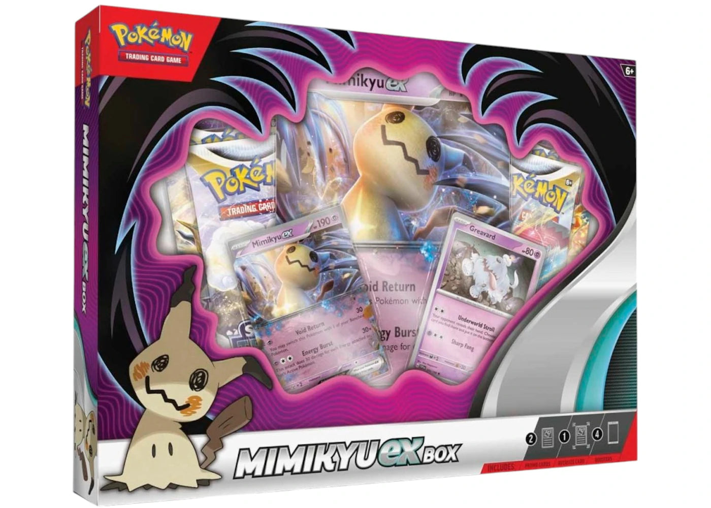 2023 Pokémon Sword & Shield Mimikyu EX Collection Box - vue secondaire A