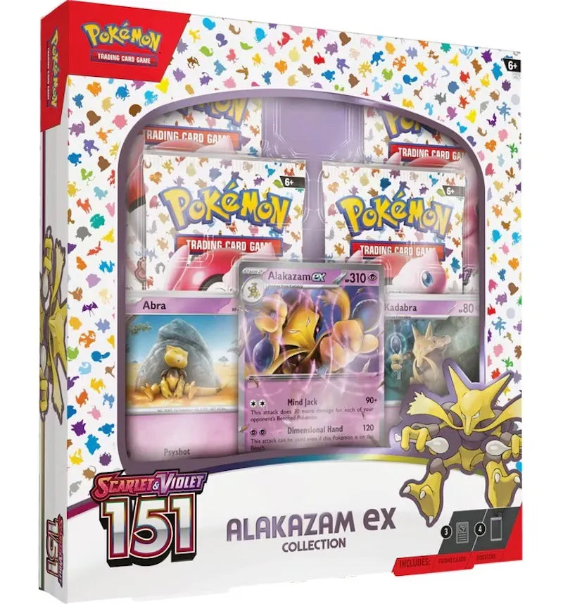 2023 Pokèmon Scarlet & Violet 151 Alakazam ex Box - vue 360
