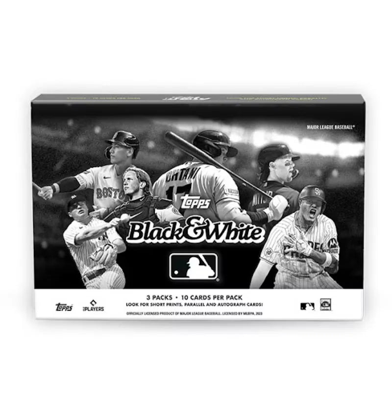 2023 Topps Black and White Baseball Box - vue 360