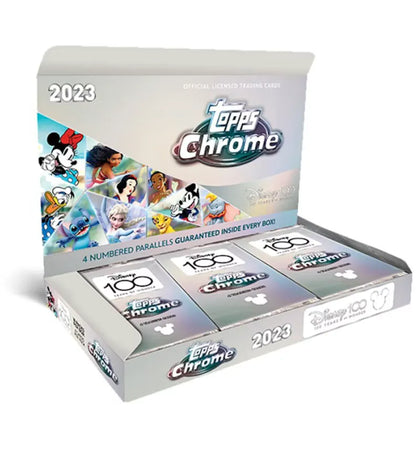 2023 Topps Disney 100 Chrome Hobby Box - authentic Topps product