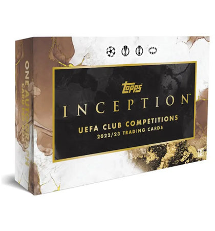 2023 Topps Inception UEFA Club Competitions Soccer Hobby Box - authentic Topps product