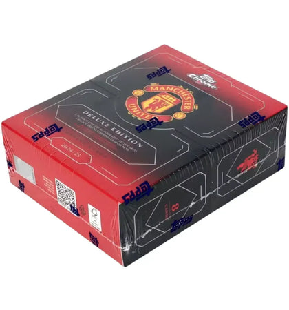 2024/25 Topps Chrome Manchester United Deluxe Edition Soccer Hobby Box - authentic Topps product