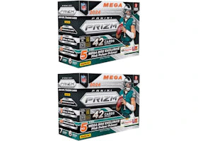 2024 Panini Prizm NFL Mega Box (Pink Pulsar Prizms) 2x Lot - vue 360