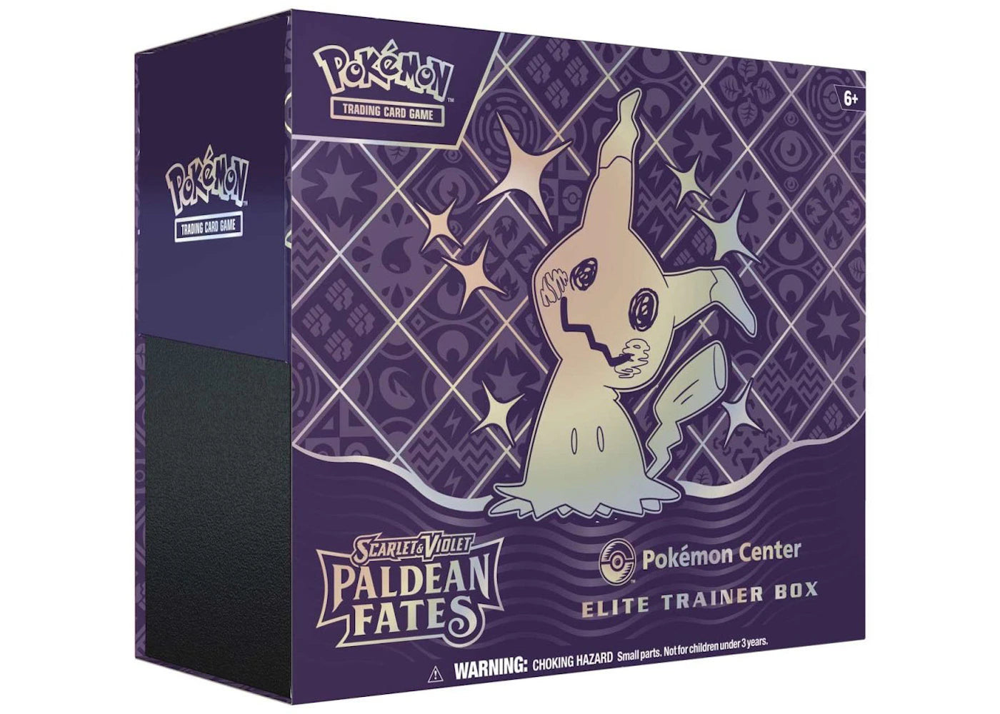 2024 Pokémon Scarlet & Violet Paldean Fates Pokémon Center Elite Trainer Box - vue 360