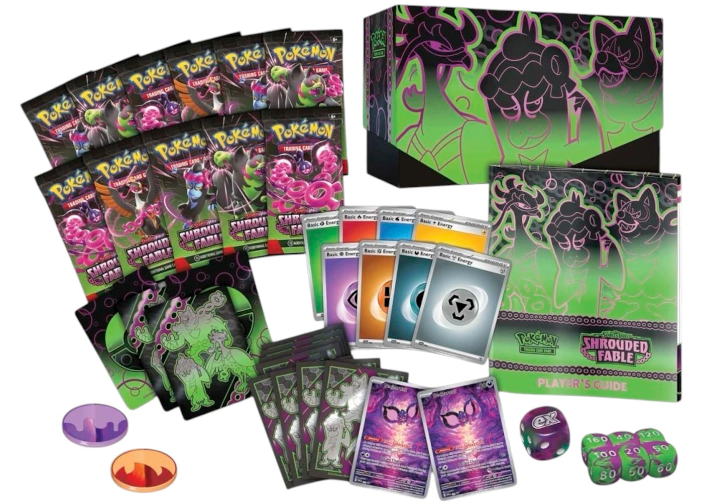 2024 Pokémon Scarlet & Violet Shrouded Fable Pokémon Center Elite Trainer Box 2x Lot - vue secondaire B