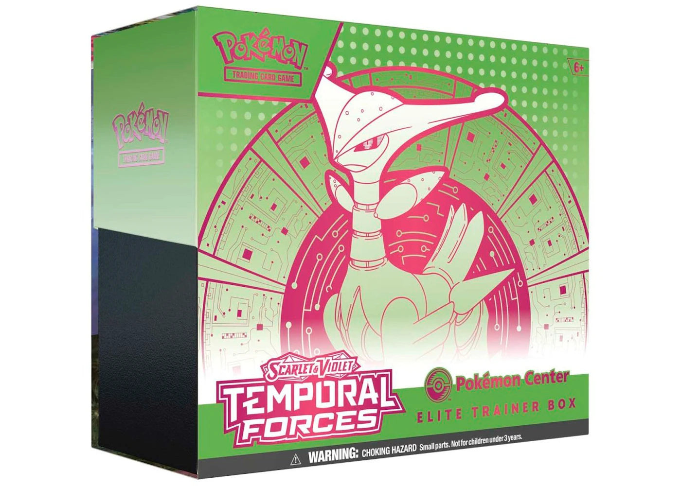 2024 Pokémon Scarlet & Violet Temporal Forces (Iron Leaves) Pokemon Center Elite Trainer Box - vue 360