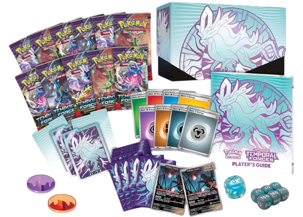 2024 Pokémon Scarlet &amp; Violet Zeitliche Kräfte (Walking Wake) Pokémon Center Elite Trainer Box