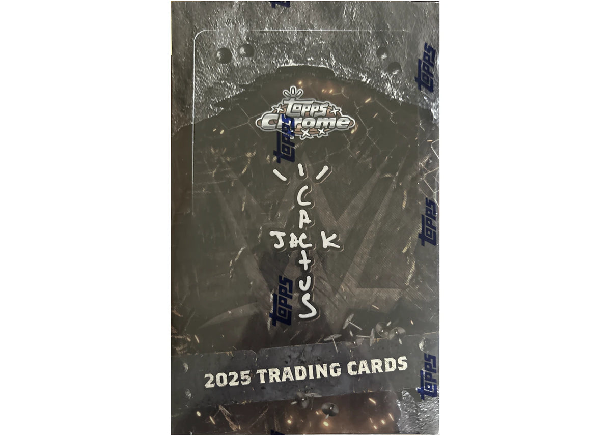2025 Topps Chrome x Cactus Jack Travis Scott Edition WWE Wrestling Hobby Box - vue 360