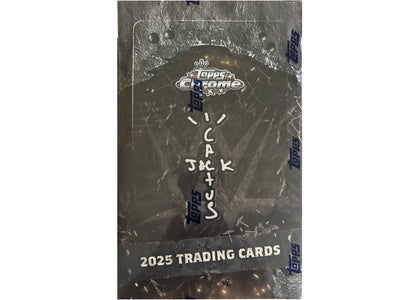 2025 Topps Chrome x Cactus Jack Travis Scott Edition WWE Wrestling Hobby Box - authentic Topps product