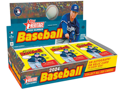 2024 Topps Heritage High Number Baseball Hobby Box - authentic Topps product