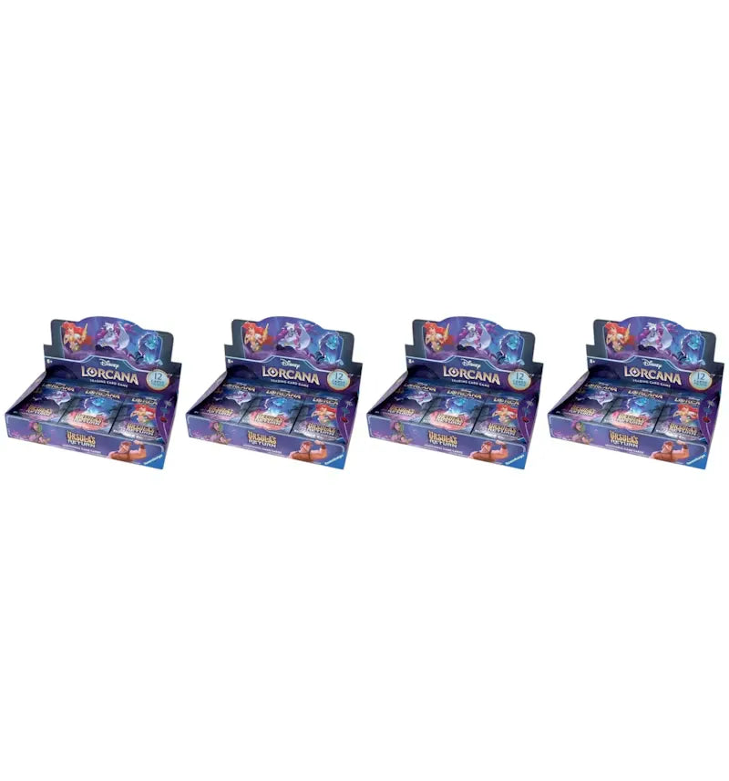 2024 Disney Lorcana Ursula's Booster Box 4x Lot - vue 360