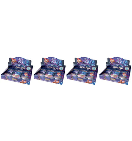 2024 Disney Lorcana Ursula's Booster Box 4x Lot - authentic Disney product
