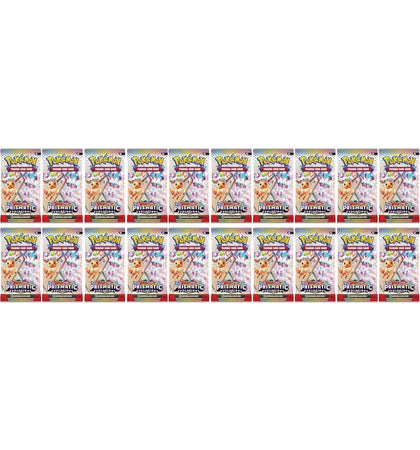 2024 Pokémon Scarlet & Violet Prismatic Evolution Booster Pack 20x Lot - authentic Pokemon product