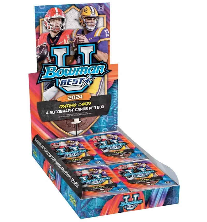 2024 Topps Bowman University Best Football Hobby Box - vue 360