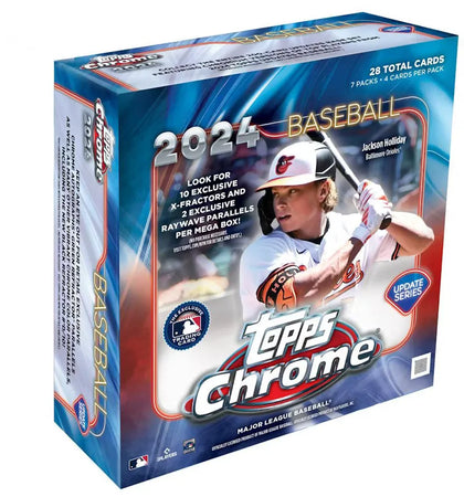2024 Topps Chrome Update Series Baseball Mega Box - authentic Topps product