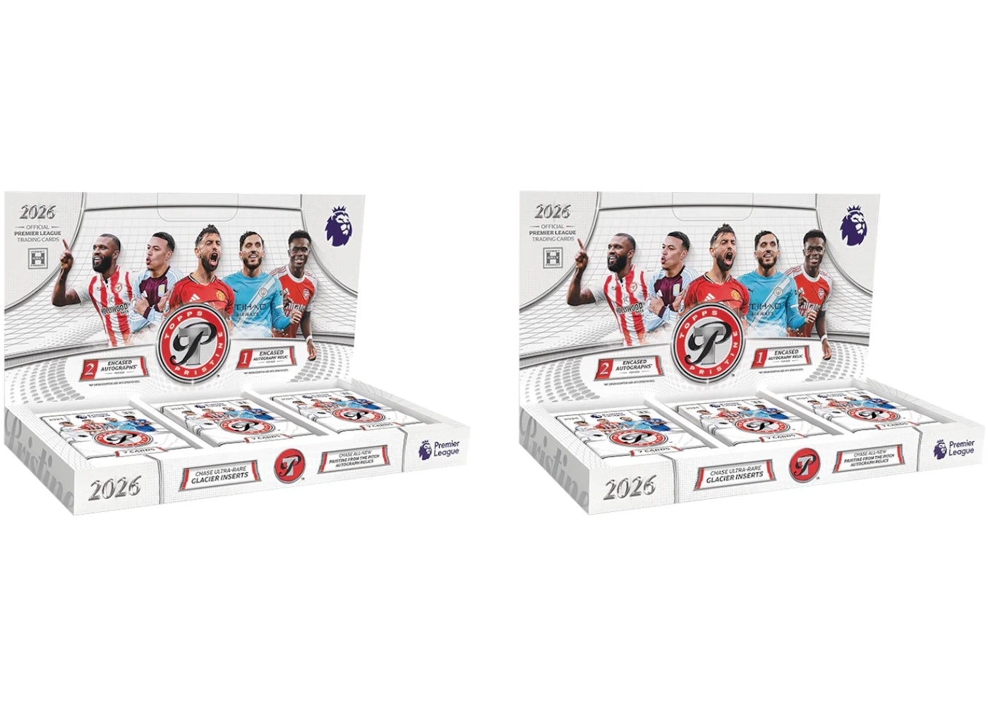 2025/2026 Topps Pristine Priemer League Hobby Box 2x Lot - vue secondaire A
