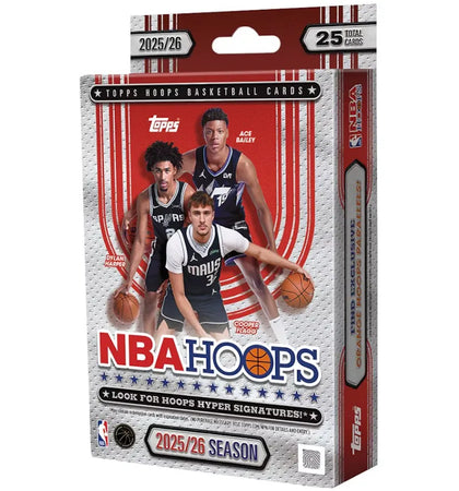 2025-2026 Topps Hoops Basketball Hanger Box - authentic Topps product
