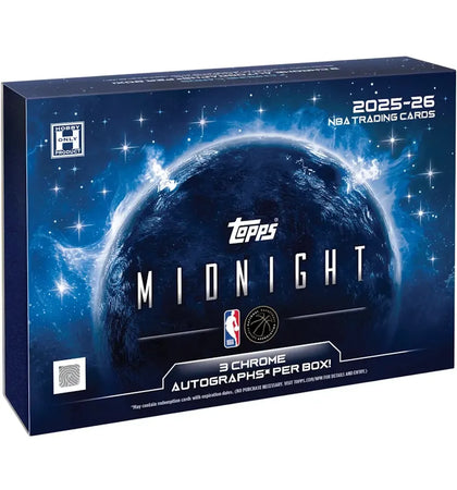 2025-26 Topps Midnight Basketball Hobby Box - authentic Topps product