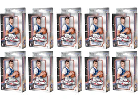 2025-26 Topps Chrome Basketball Hanger Box 10x Lot - vue 360