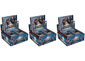 2025-26 Topps Chrome Updates Basketball Jumbo Box 3x Lot - vue 360