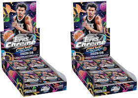 2025/26 Topps Cosmic Chrome Basketball Hobby Box 2x Lot - vue 360