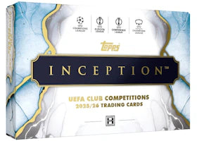2025/26 Topps Inception UEFA Club Competitions Hobby Box - vue 360