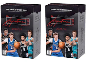 2025-26 Topps Signature Class Basketball Value Box 2x Lot - vue 360